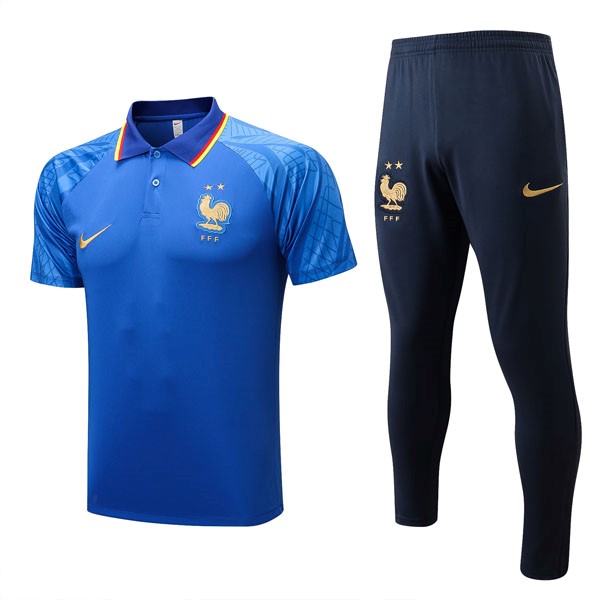 Polo Francia Conjunto Completo 2022/23 Azul 1